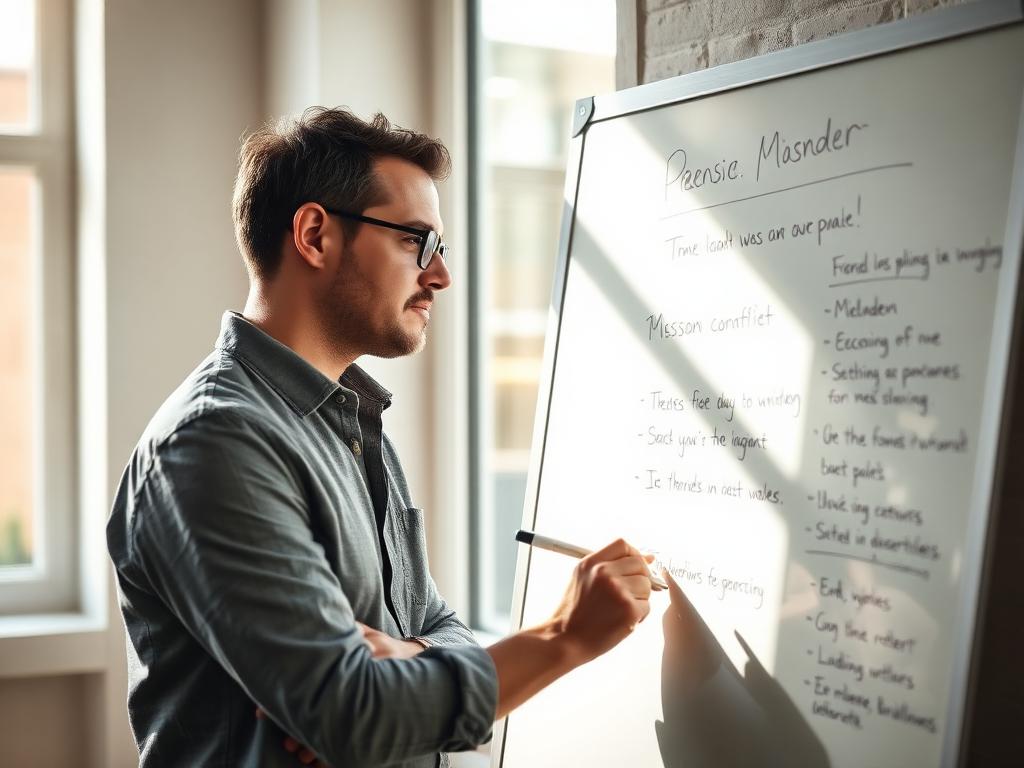 Founder writing the TubeMentor AI mission